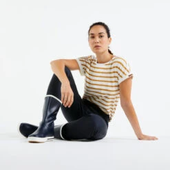 Tribord Bottes Caoutchouc Adulte SAILING 500 Navy 12 Tribord Bottes Caoutchouc Adulte SAILING 500 Navy -Pêche En Mer Boutique bottes caoutchouc adulte sailing 500 navy 2