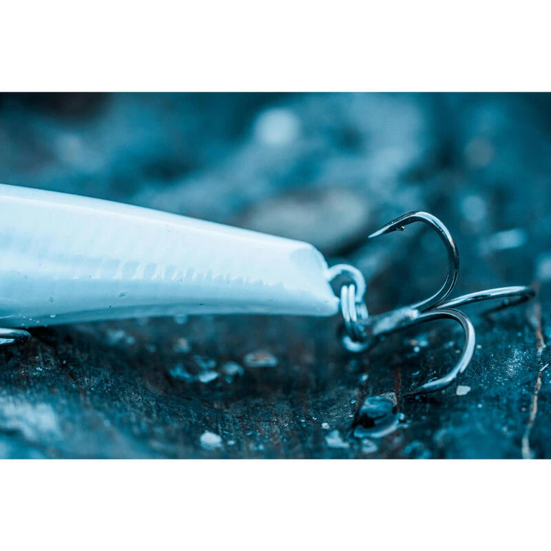 Jerkbait MUJET 90 US BLANC Pêche Au Leurre En Mer 6 Jerkbait MUJET 90 US BLANC Pêche Au Leurre En Mer – Image 6
