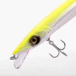 Jerkbait Pêche Au Leurre En Mer JERKUDA 170F Blanc Fluo -Pêche En Mer Boutique jerkbait peche au leurre en mer jerkuda 170f blanc fluo 2