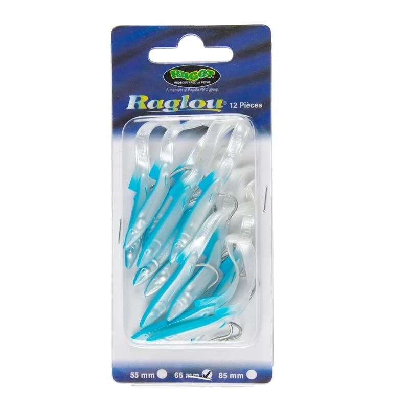 Leurre Raglou Pearl Bleu 6.5cm X12 Pêche En Mer 2 Leurre Raglou Pearl Bleu 6.5cm X12 Pêche En Mer – Image 2