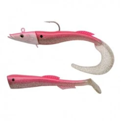 Leurre Souple Berkley Powerbait Power Sandeel 17cm (Metallic Pink)